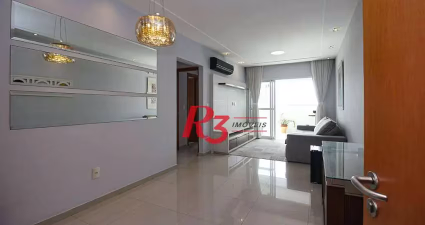 Apartamento com 2 dormitórios para alugar, 84 m² por R$ 5.800,00/mês - Vila Belmiro - Santos/SP