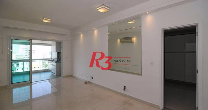 Apartamento com 3 dormitórios para alugar, 151 m² por R$ 15.100,00/mês - Aparecida - Santos/SP