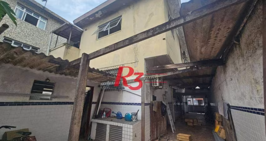 Terreno à venda, 500 m² por R$ 4.000.000,00 - Macuco - Santos/SP