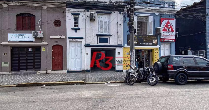 Loja para alugar, 65 m² por R$ 2.500,00/mês - Vila Mathias - Santos/SP