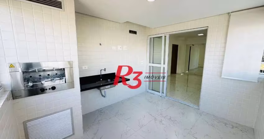 Apartamento com 3 dormitórios à venda, 81 m² por r$ 890.000,00 - boqueirão - santos/sp
