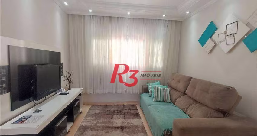 Apartamento com 2 dormitórios à venda, 66 m² por R$ 400.000,00 - Embaré - Santos/SP