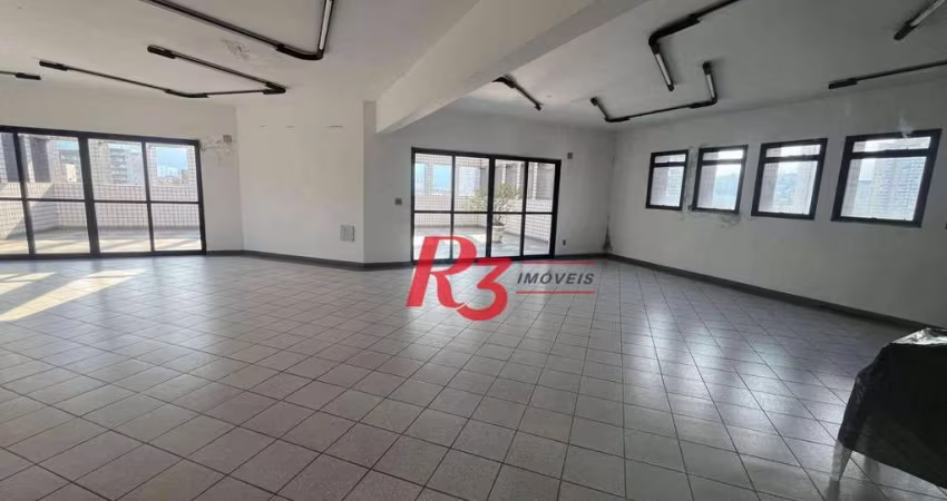 Sala, 44 m² - venda por R$ 320.000,00 ou aluguel por R$ 2.500,00/mês - Campo Grande - Santos/SP