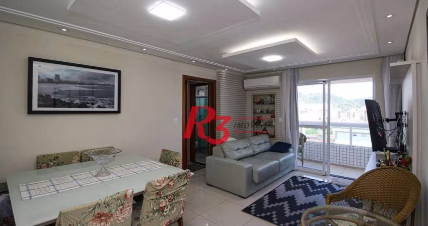 Apartamento à venda, 87 m² por R$ 930.000,00 - Campo Grande - Santos/SP