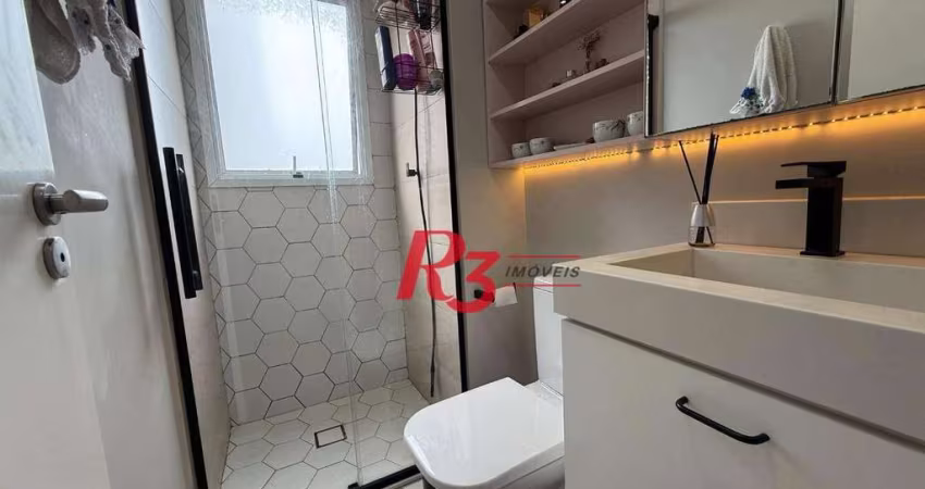 Apartamento à venda, 45 m² por R$ 300.000,00 - Castelo - Santos/SP