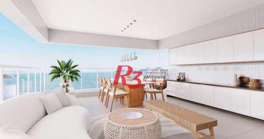 Apartamento BALI com 3 dormitórios à venda, 158 m² por R$ 2.150.000 - Embaré - Santos/SP