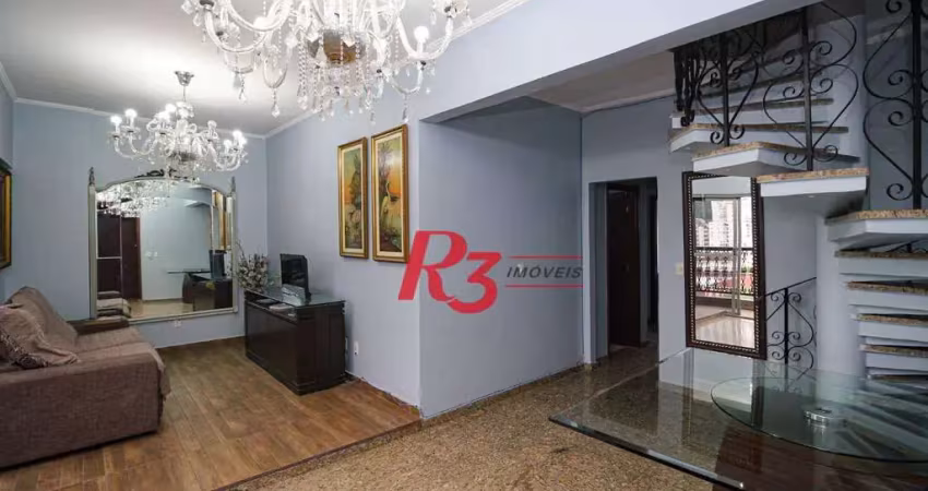 Cobertura Triplex no bairro Campo Grande - Santos