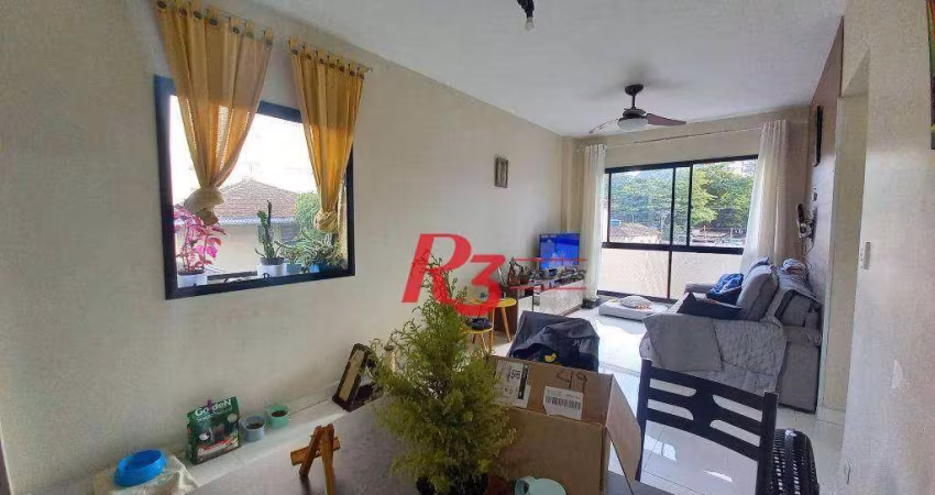 Apartamento com 2 dormitórios à venda, 73 m² por R$ 335.000,00 - Itararé - São Vicente/SP