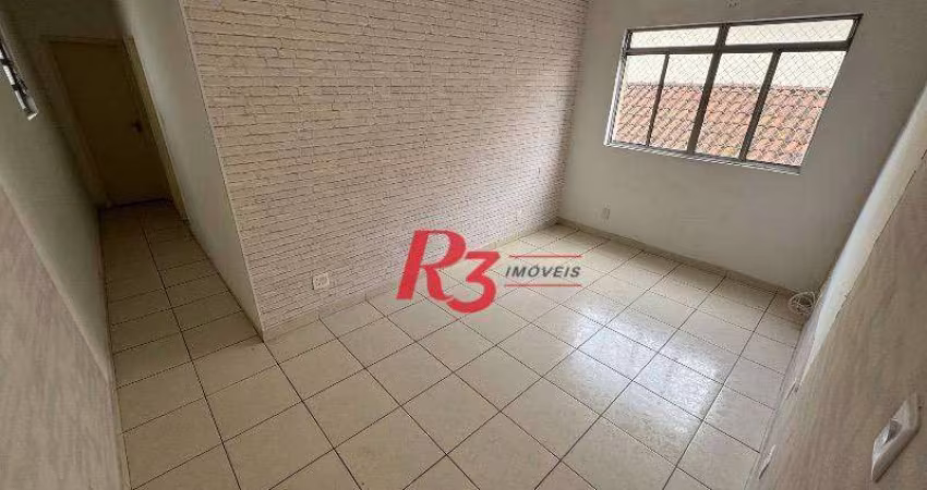 Apartamento com 2 dormitórios à venda, 72 m² por R$ 335.000,00 - Campo Grande - Santos/SP