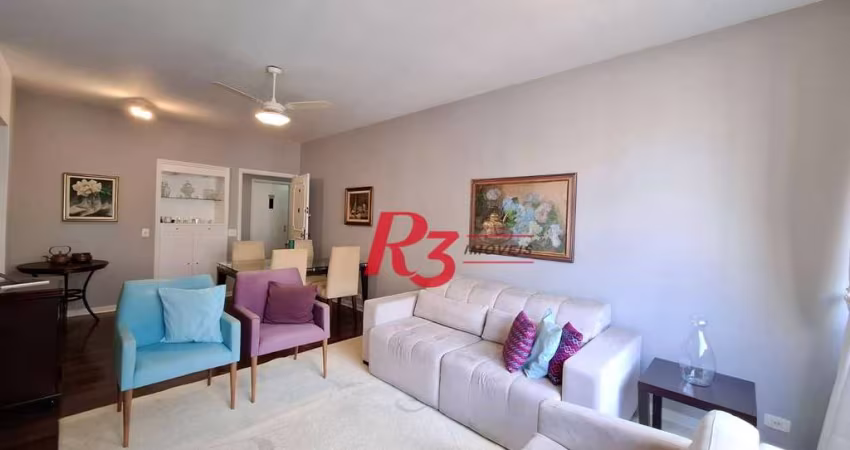 Apartamento à venda, com 3 quartos (1 suite) e 1 vaga, no Gonzaga, em Santos SP.