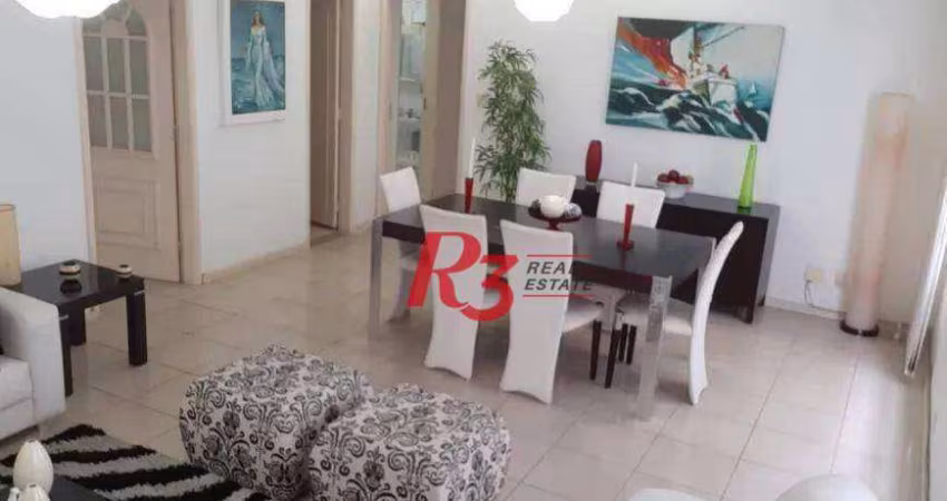 Apartamento com 3 dormitórios, 139 m² - venda por R$ 745.000,00 ou aluguel por R$ 7.000,02/mês - Gonzaga - Santos/SP