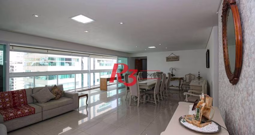 Apartamento com 4 dormitórios à venda, 191 m² por R$ 2.250.000,00 - Gonzaga - Santos/SP