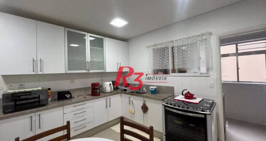 Apartamento com 3 dormitórios à venda, 177 m² por R$ 890.000,00 - Campo Grande - Santos/SP