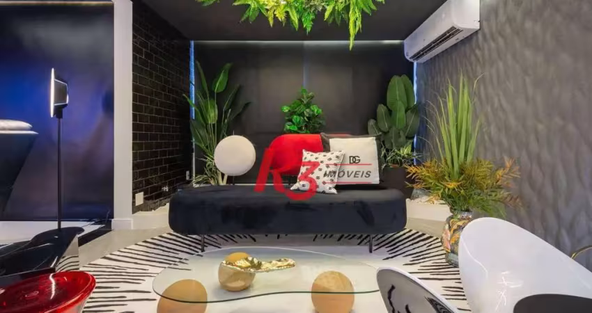 Apartamento Amplo com Design Premiado de Frente para o Mar no Gonzaga
