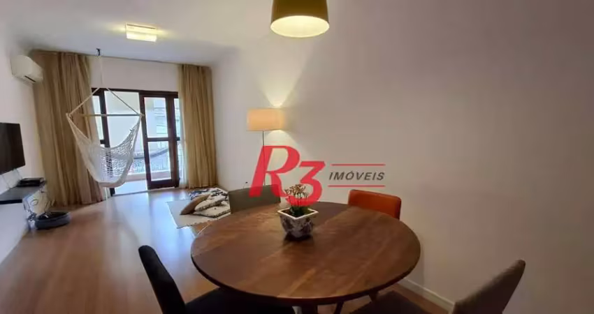 Apartamento com 2 dormitórios à venda, 81 m² por R$ 550.000,00 - Aparecida - Santos/SP