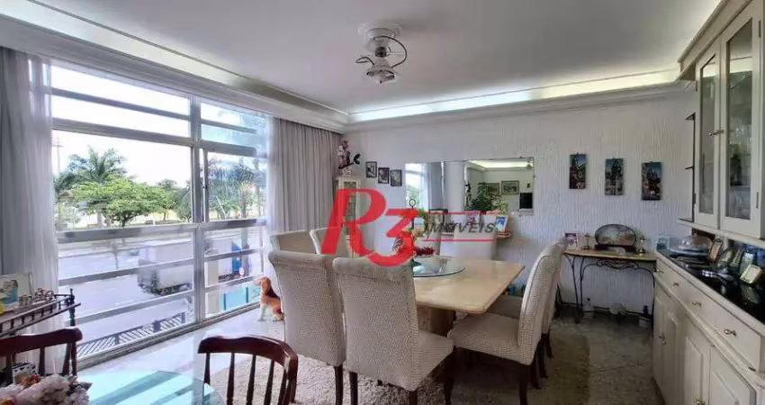 Apartamento à venda, 148 m² por r$ 1.070.000,00 - pompéia - santos/sp