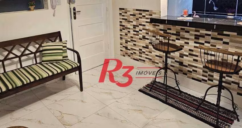 Apartamento à venda, 42 m² por R$ 400.000,00 - Gonzaga - Santos/SP