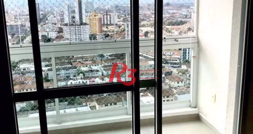 Apartamento com 1 dormitório à venda, 47 m² por R$ 750.000,00 - Boqueirão - Santos/SP