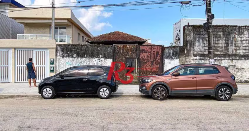 Terreno à venda, 314 m² por r$ 750.000,00 - estuário - santos/sp