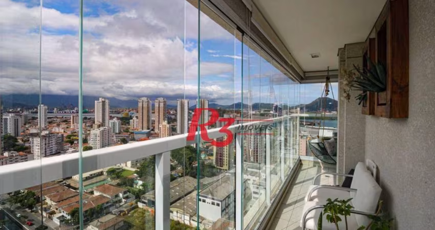 Apartamento à venda, 77 m² por R$ 1.240.000,00 - Ponta da Praia - Santos/SP