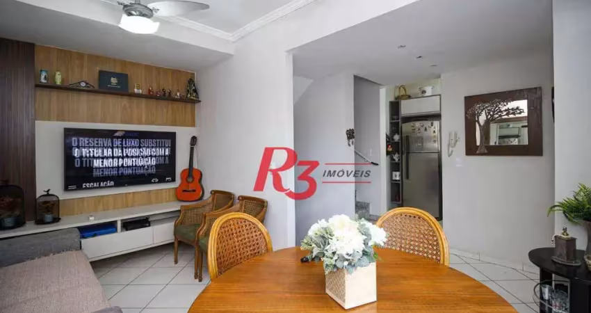 Sobrado com 2 dormitórios à venda, 115 m² por R$ 560.000,00 - Vila Matias - Santos/SP