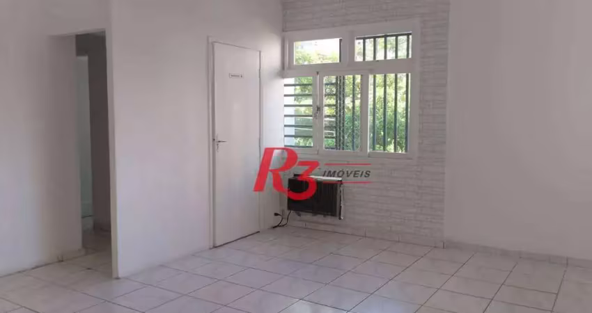 Sala para alugar, 69 m²  por r$ 3.000/mês - boqueirão - santos/sp