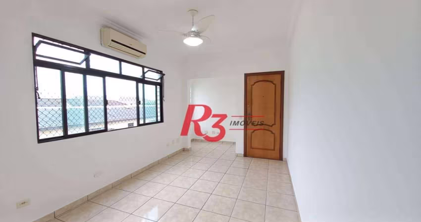 Apartamento com 2 dormitórios à venda, 62 m² por R$ 360.000,00 - Campo Grande - Santos/SP