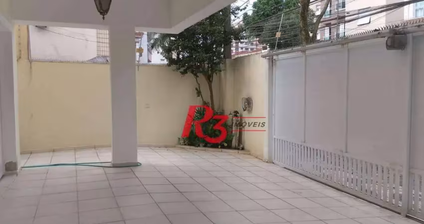 Sobrado à venda, 180 m² por r$ 2.100.000,00 - gonzaga - santos/sp