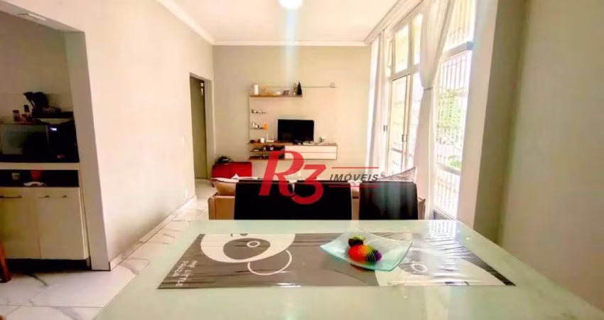 Apartamento com 2 dormitórios à venda, 88 m² por R$ 550.000,00 - Itararé - São Vicente/SP