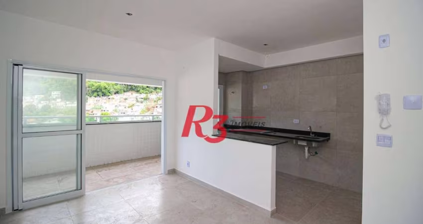 Apartamento com 2 dormitórios à venda, 59 m² por R$ 510.000,00 - Marapé - Santos/SP