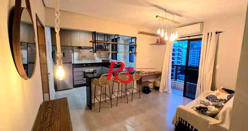 Apartamento com 1 dormitório à venda, 50 m² por R$ 500.000,00 - Vila Guilhermina - Praia Grande/SP