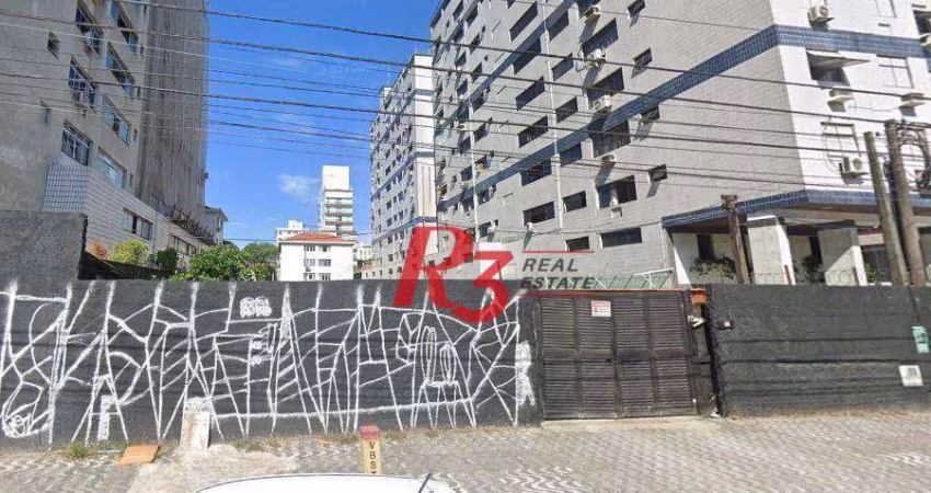 Terreno para alugar, 1470 m² por R$ 40.700,00/mês - Aparecida - Santos/SP