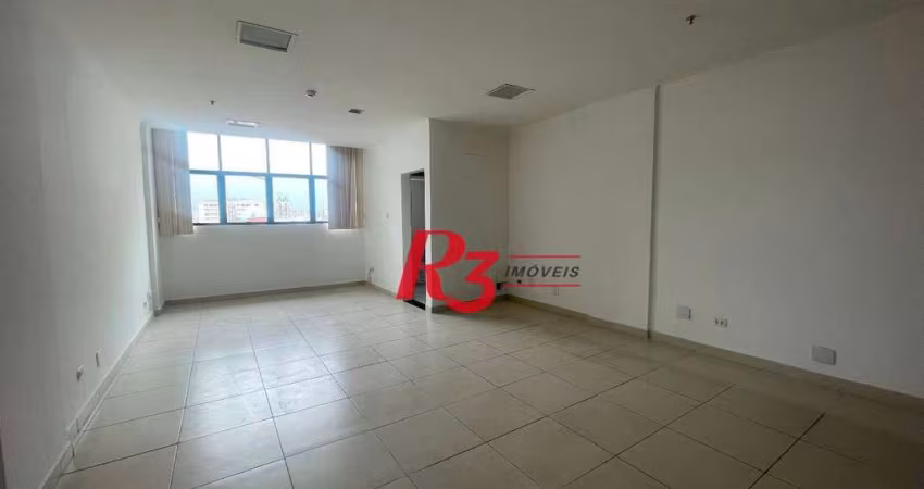 Sala para alugar, 55 m² por R$ 3.000,00/mês - Centro - Santos/SP