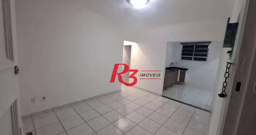 Apartamento com 2 dormitórios para alugar, 75 m² por R$ 3.200,02/mês - Boqueirão - Santos/SP