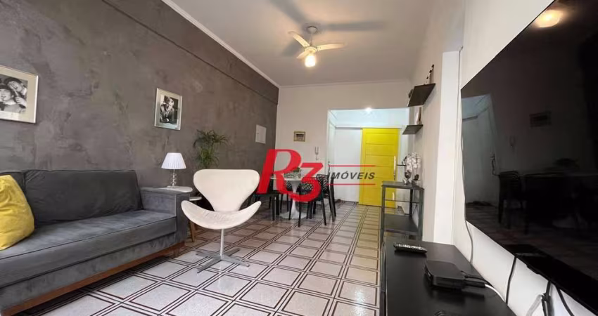 Apartamento com 2 dormitórios para alugar, 68 m² - José Menino - Santos/SP