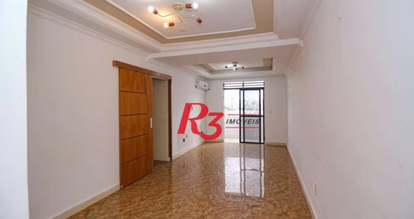 Apartamento com 3 dormitórios para alugar, 174 m² por R$ 5.900,00/mês - Aparecida - Santos/SP