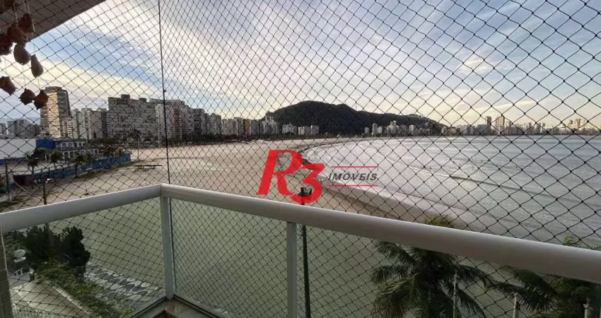 Apartamento com 3 dormitórios à venda, 173 m² por r$ 1.350.000,00 - ilha porchat - são vicente/sp