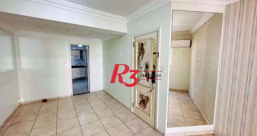 Apartamento com 2 dormitórios à venda, 102 m² por r$ 880.000,00 - pompéia - santos/sp