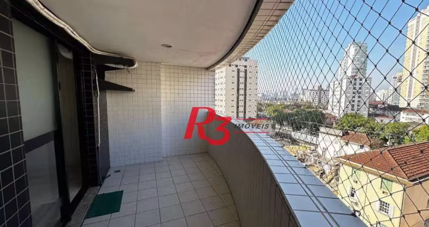 Apartamento com 2 dormitórios à venda, 102 m² por r$ 860.000,00 - pompéia - santos/sp