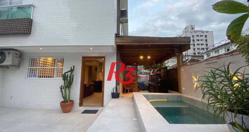 Sobrado com piscina e churrasqueira