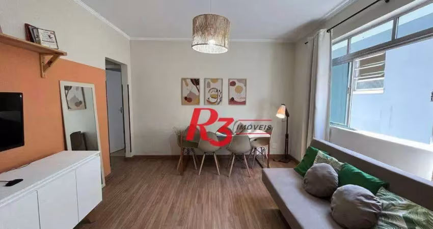 Apartamento com 2 dormitórios à venda, 75 m² por R$ 450.000,00 - Encruzilhada - Santos/SP