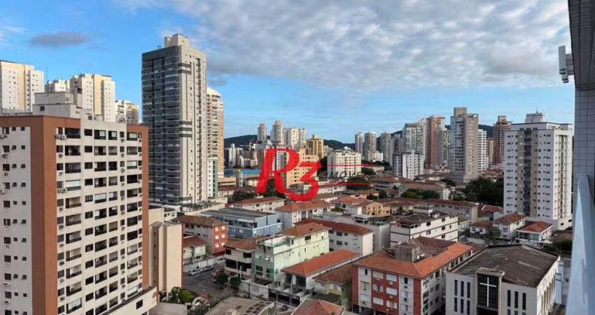 Apartamento com 2 dormitórios para alugar, 73 m² por R$ 6.900,02/mês - Ponta da Praia - Santos/SP