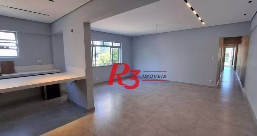 Apartamento com 3 dormitórios à venda, 150 m² por R$ 1.180.000,00 - Ponta da Praia - Santos/SP
