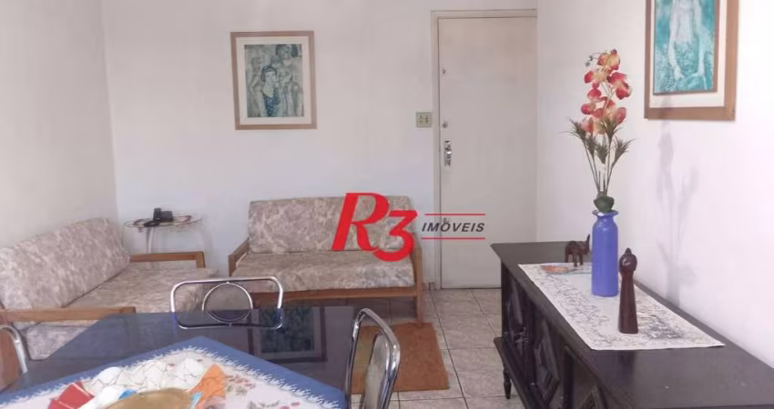 Apartamento com 1 dormitório à venda, 50 m² por R$ 375.000,00 - Embaré - Santos/SP