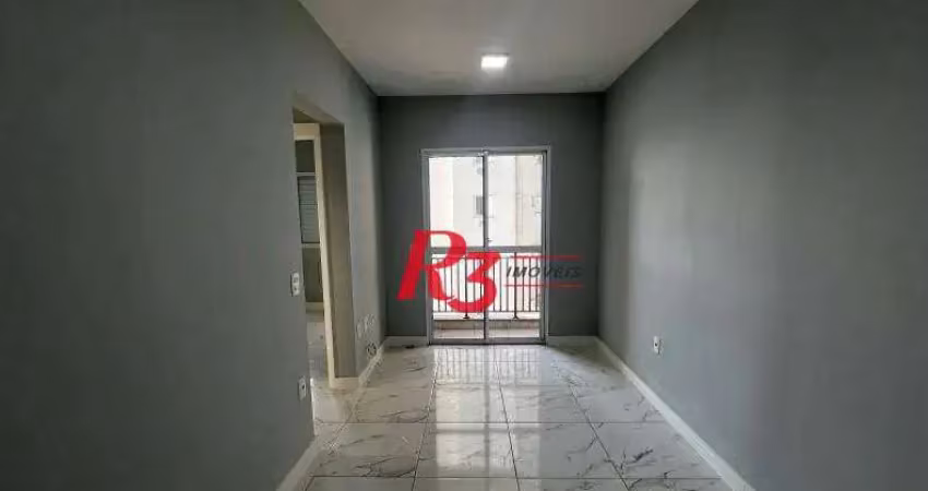 Apartamento com 2 dormitórios à venda, 48 m² por r$ 310.000,00 - castelo - santos/sp