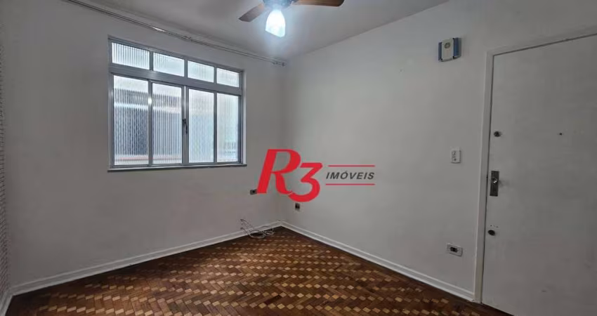 Apartamento com 2 dormitórios para alugar, 60 m² por R$ 3.000,00/mês - Macuco - Santos/SP