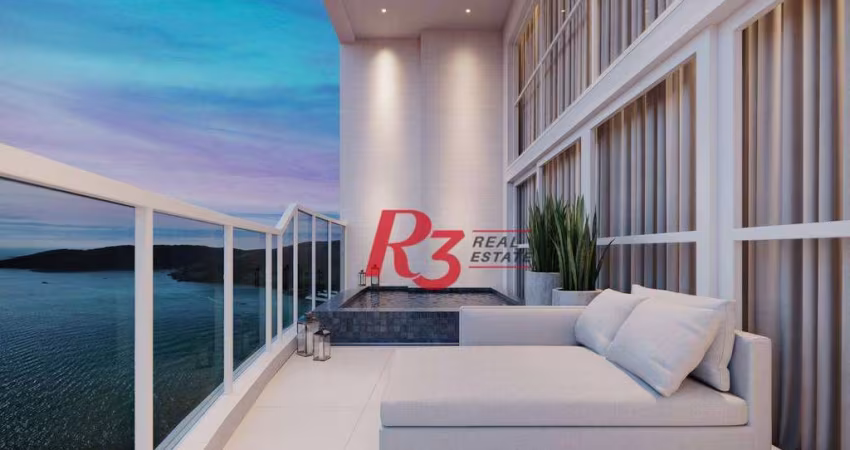 Apartamento com 3 dormitórios à venda, 227 m² por R$ 6.360.000,00 - Ponta da Praia - Santos/SP