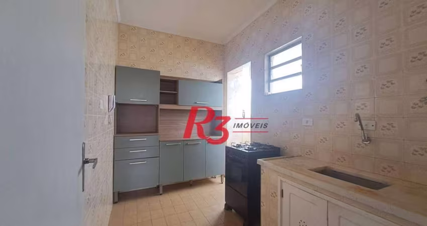 Apartamento com 2 dormitórios à venda, 65 m² por R$ 410.000,00 - Embaré - Santos/SP