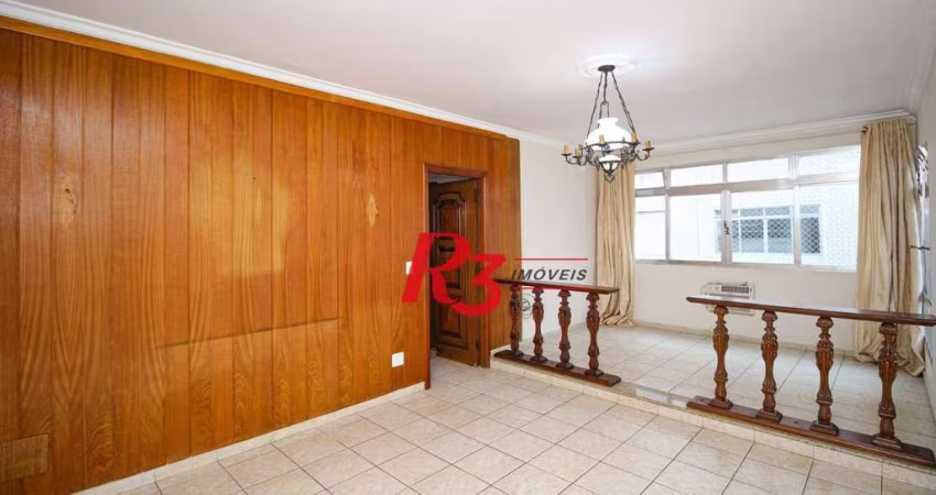 Apartamento com 3 quartos à venda, 108 m² por R$ 665.000 - Embaré - Santos/SP