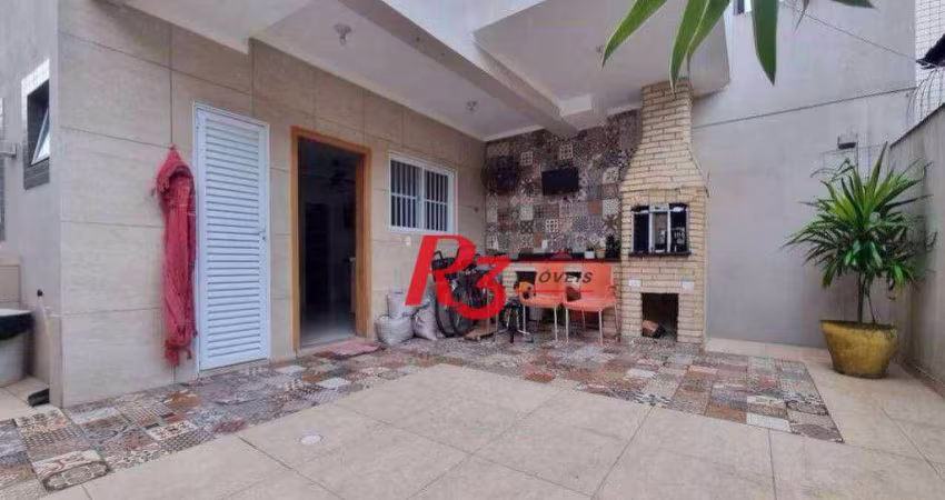 Casa com 3 dormitórios à venda, 150 m² por R$ 1.272.000,00 - Marapé - Santos/SP